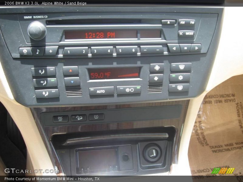 Alpine White / Sand Beige 2006 BMW X3 3.0i