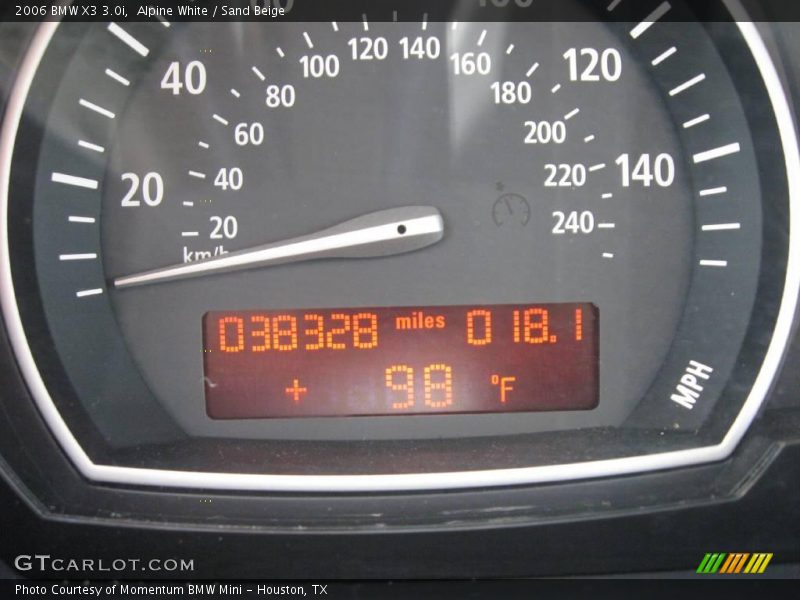 Alpine White / Sand Beige 2006 BMW X3 3.0i