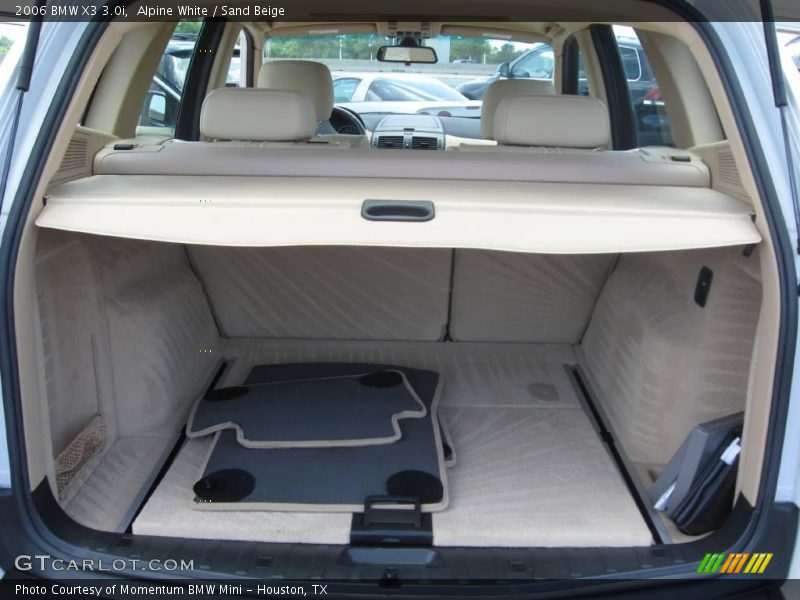 Alpine White / Sand Beige 2006 BMW X3 3.0i