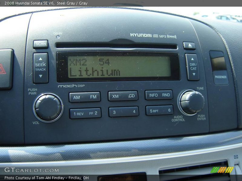 Steel Gray / Gray 2008 Hyundai Sonata SE V6