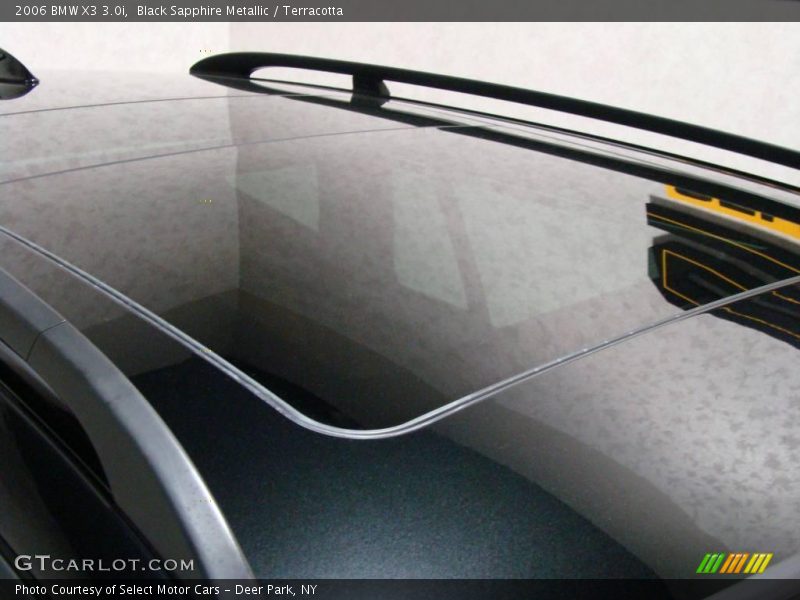 Black Sapphire Metallic / Terracotta 2006 BMW X3 3.0i