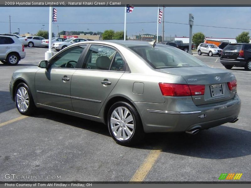 Natural Khaki Green / Camel 2009 Hyundai Sonata Limited V6