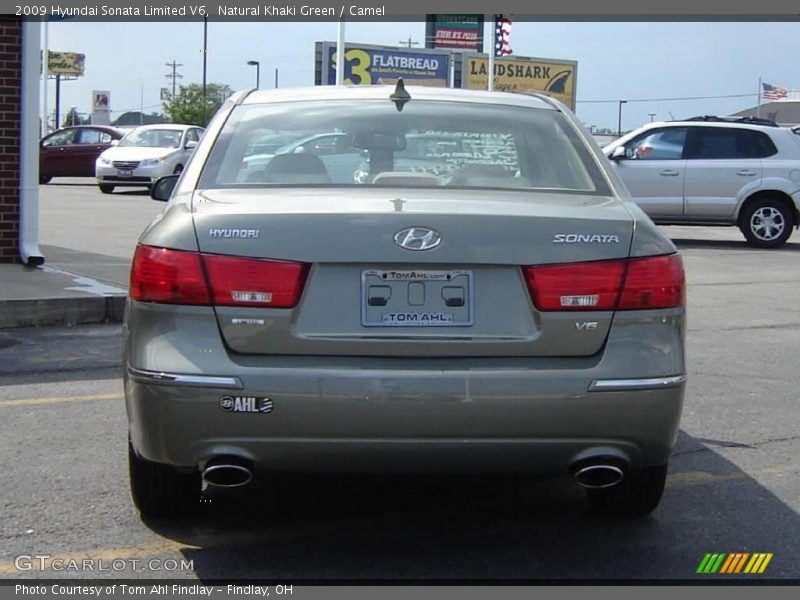 Natural Khaki Green / Camel 2009 Hyundai Sonata Limited V6