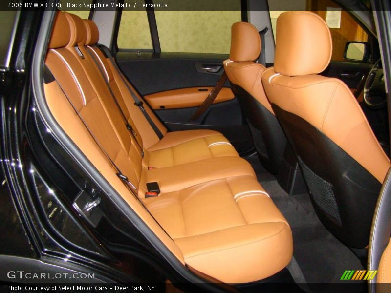 Black Sapphire Metallic / Terracotta 2006 BMW X3 3.0i
