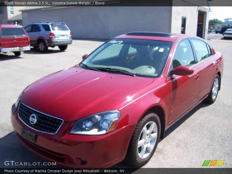 Sonoma Sunset Metallic / Blond 2006 Nissan Altima 2.5 SL