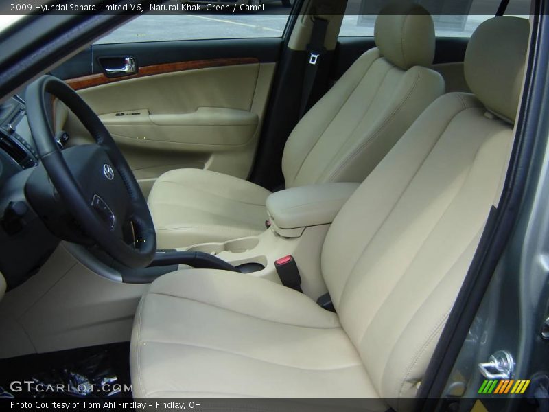 Natural Khaki Green / Camel 2009 Hyundai Sonata Limited V6