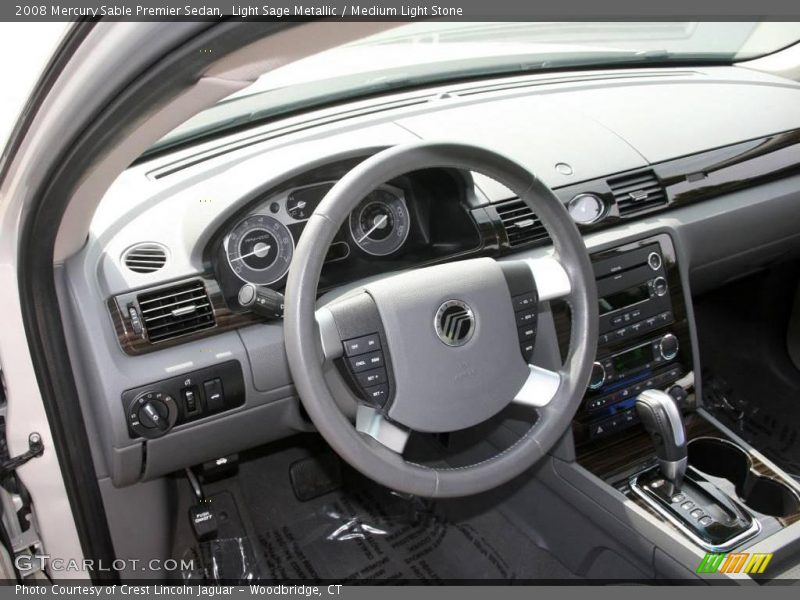 Light Sage Metallic / Medium Light Stone 2008 Mercury Sable Premier Sedan