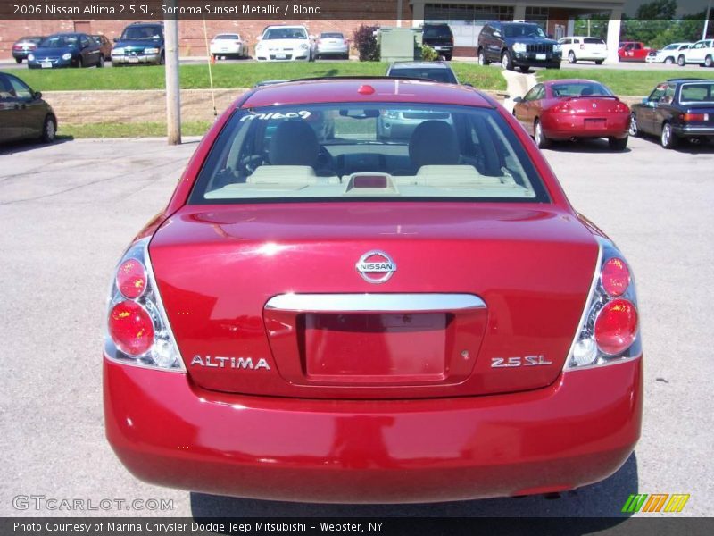 Sonoma Sunset Metallic / Blond 2006 Nissan Altima 2.5 SL