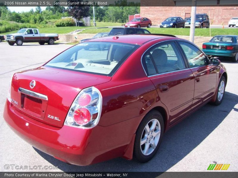 Sonoma Sunset Metallic / Blond 2006 Nissan Altima 2.5 SL