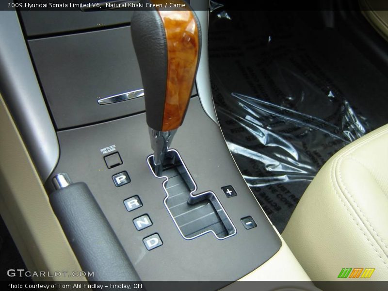 Natural Khaki Green / Camel 2009 Hyundai Sonata Limited V6