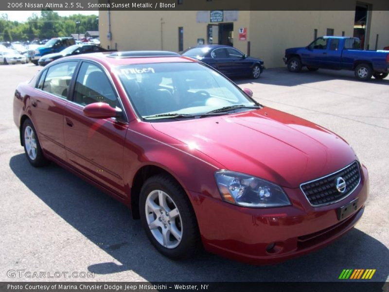 Sonoma Sunset Metallic / Blond 2006 Nissan Altima 2.5 SL