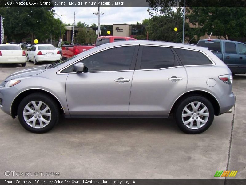 Liquid Platinum Metallic / Black 2007 Mazda CX-7 Grand Touring