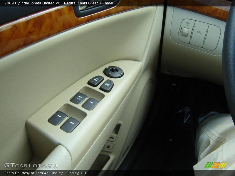 Natural Khaki Green / Camel 2009 Hyundai Sonata Limited V6
