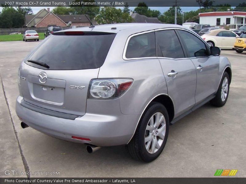 Liquid Platinum Metallic / Black 2007 Mazda CX-7 Grand Touring