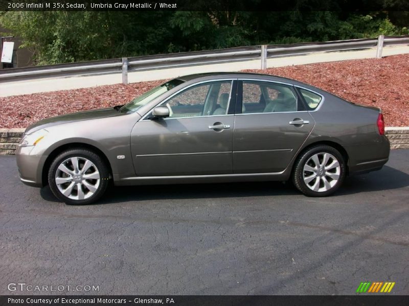 Umbria Gray Metallic / Wheat 2006 Infiniti M 35x Sedan