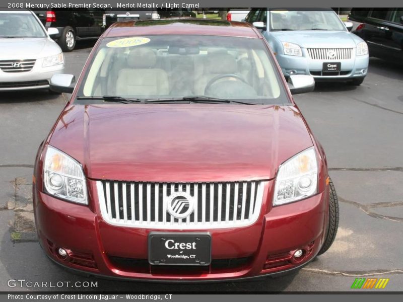 Merlot Metallic / Light Camel 2008 Mercury Sable Premier Sedan