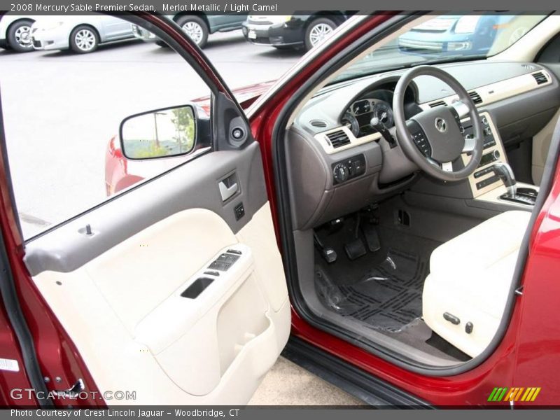 Merlot Metallic / Light Camel 2008 Mercury Sable Premier Sedan