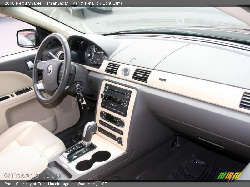 Merlot Metallic / Light Camel 2008 Mercury Sable Premier Sedan