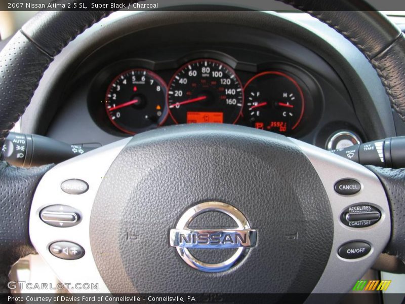Super Black / Charcoal 2007 Nissan Altima 2.5 SL