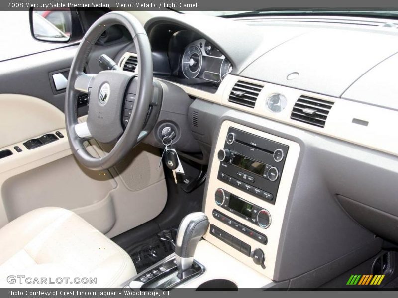 Merlot Metallic / Light Camel 2008 Mercury Sable Premier Sedan