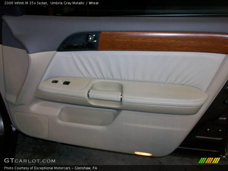 Umbria Gray Metallic / Wheat 2006 Infiniti M 35x Sedan