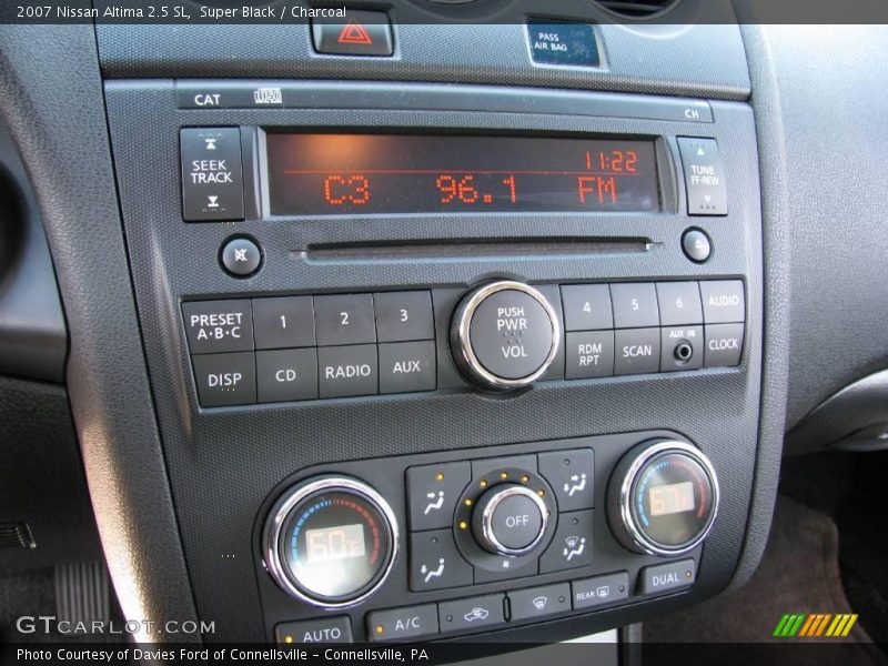 Super Black / Charcoal 2007 Nissan Altima 2.5 SL