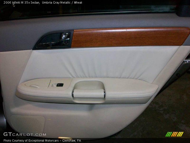 Umbria Gray Metallic / Wheat 2006 Infiniti M 35x Sedan