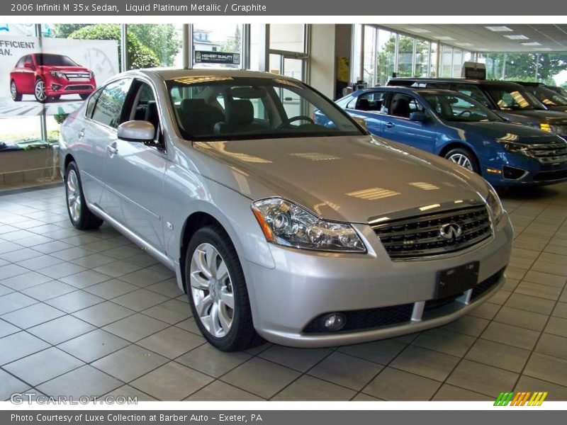 Liquid Platinum Metallic / Graphite 2006 Infiniti M 35x Sedan