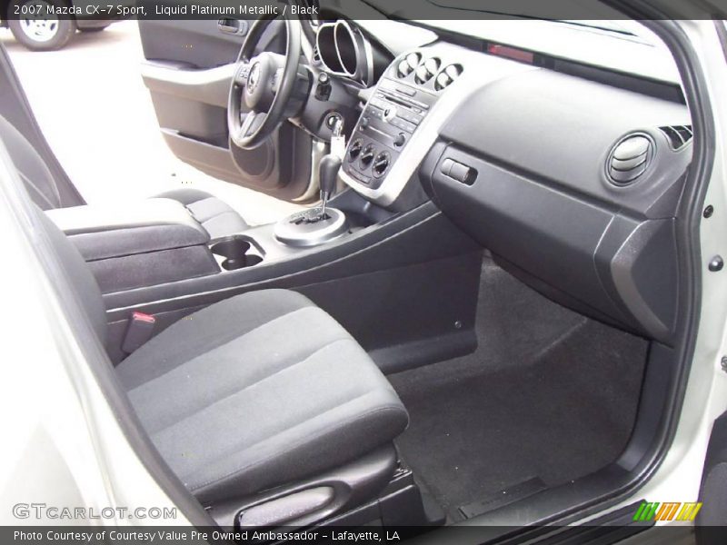 Liquid Platinum Metallic / Black 2007 Mazda CX-7 Sport