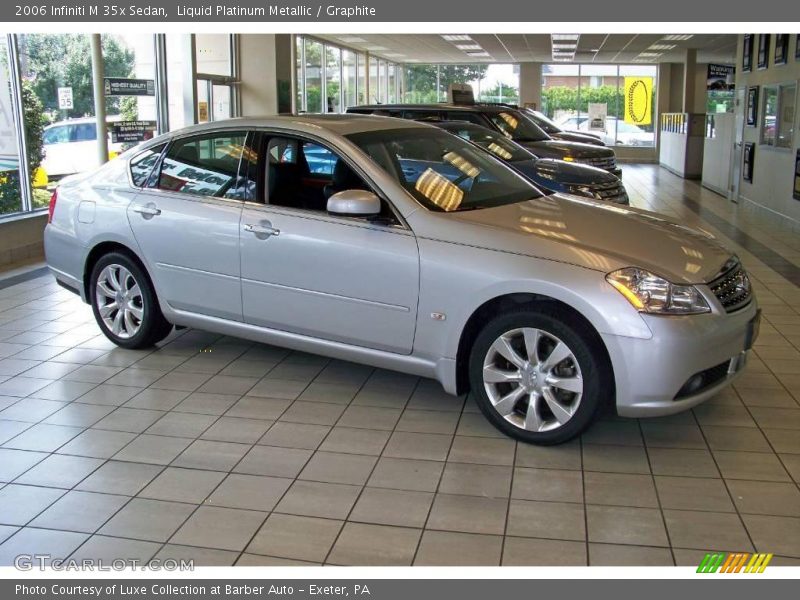 Liquid Platinum Metallic / Graphite 2006 Infiniti M 35x Sedan