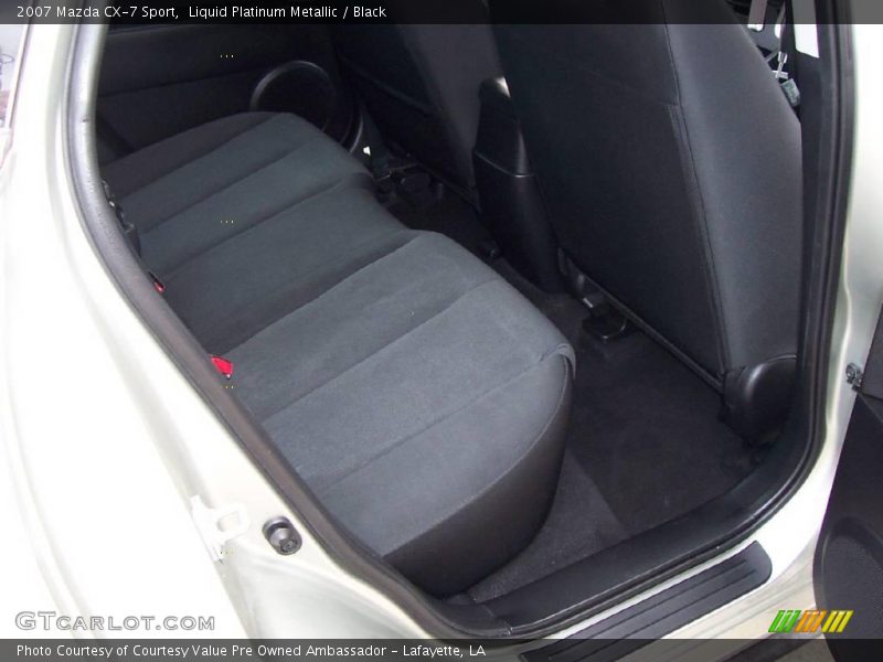 Liquid Platinum Metallic / Black 2007 Mazda CX-7 Sport