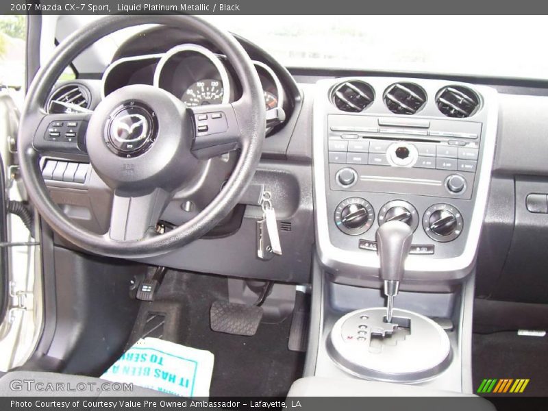 Liquid Platinum Metallic / Black 2007 Mazda CX-7 Sport