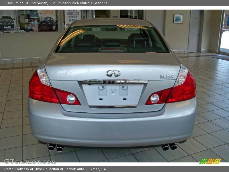 Liquid Platinum Metallic / Graphite 2006 Infiniti M 35x Sedan