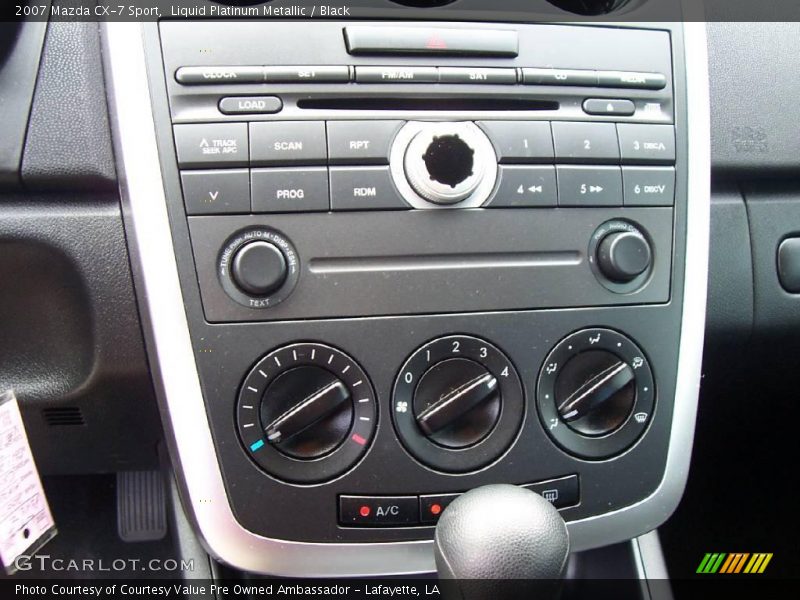 Liquid Platinum Metallic / Black 2007 Mazda CX-7 Sport