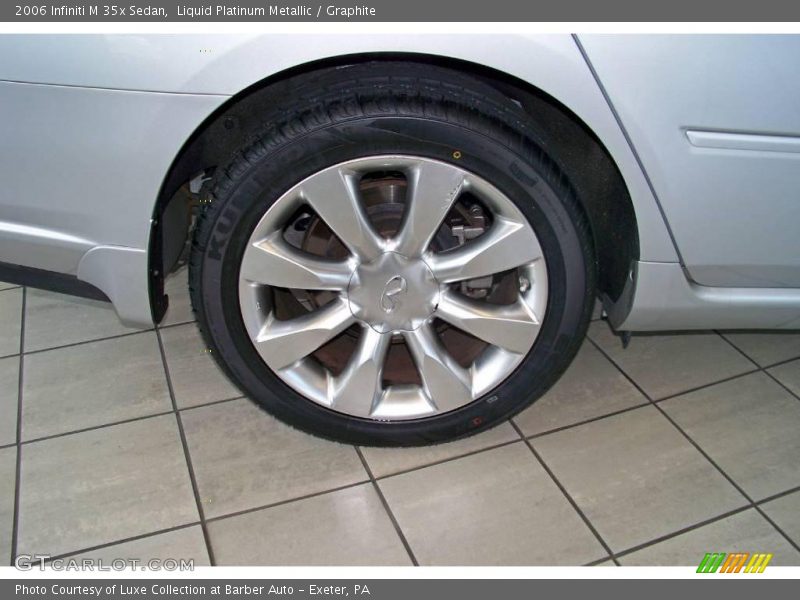 Liquid Platinum Metallic / Graphite 2006 Infiniti M 35x Sedan