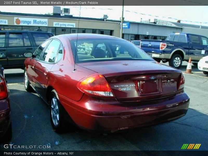 Merlot Metallic / Medium/Dark Pebble 2007 Ford Taurus SEL