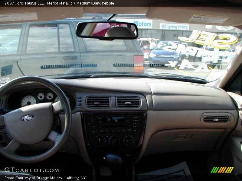 Merlot Metallic / Medium/Dark Pebble 2007 Ford Taurus SEL