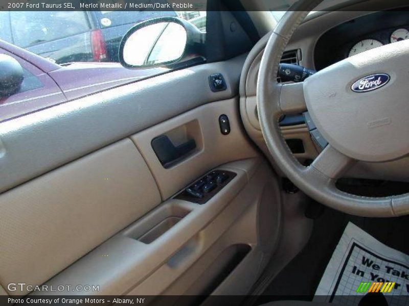 Merlot Metallic / Medium/Dark Pebble 2007 Ford Taurus SEL