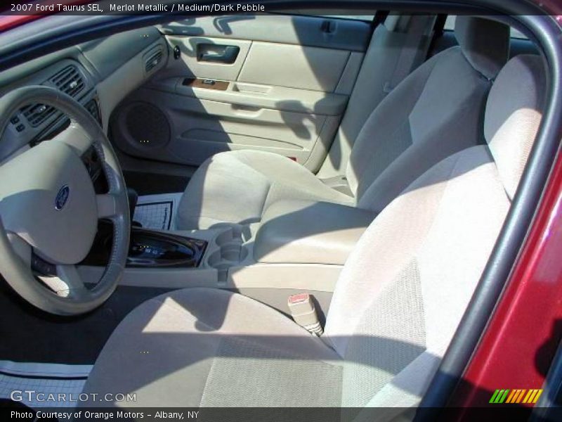 Merlot Metallic / Medium/Dark Pebble 2007 Ford Taurus SEL