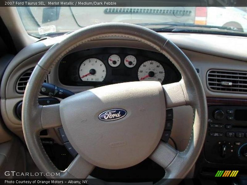 Merlot Metallic / Medium/Dark Pebble 2007 Ford Taurus SEL