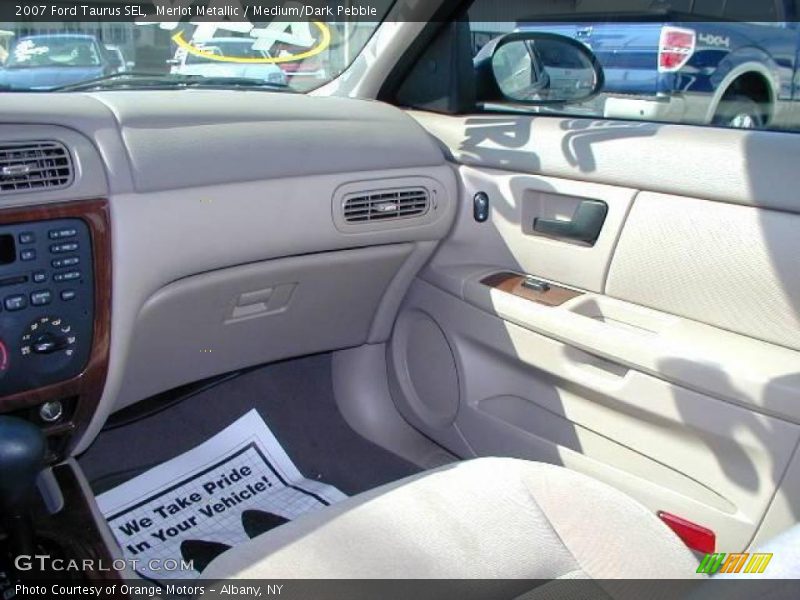 Merlot Metallic / Medium/Dark Pebble 2007 Ford Taurus SEL