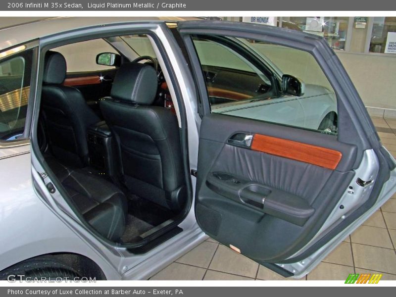 Liquid Platinum Metallic / Graphite 2006 Infiniti M 35x Sedan