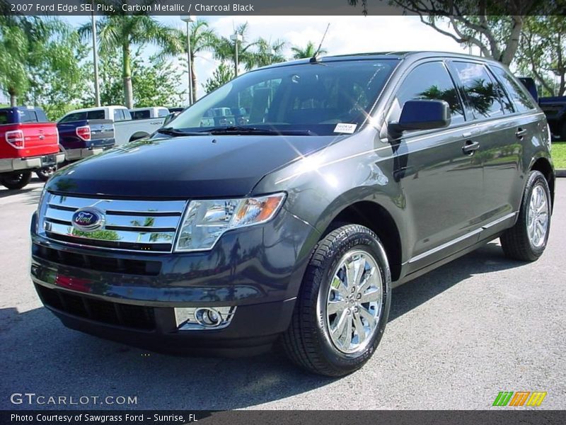 Carbon Metallic / Charcoal Black 2007 Ford Edge SEL Plus