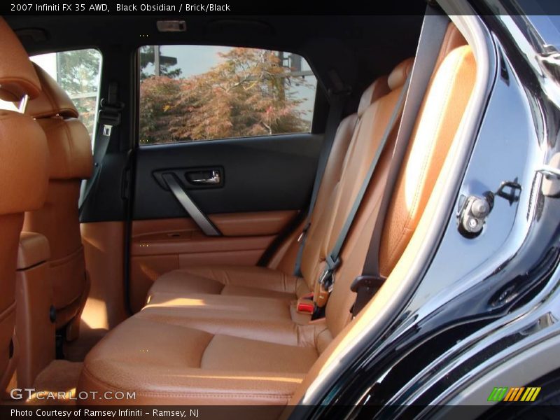 Black Obsidian / Brick/Black 2007 Infiniti FX 35 AWD