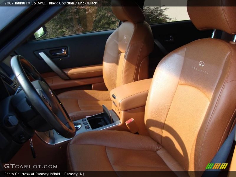 Black Obsidian / Brick/Black 2007 Infiniti FX 35 AWD