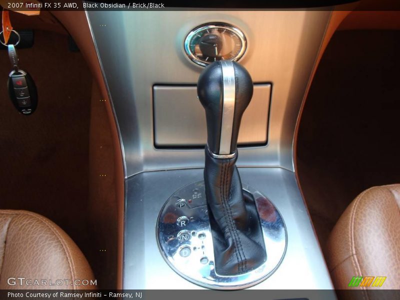 Black Obsidian / Brick/Black 2007 Infiniti FX 35 AWD