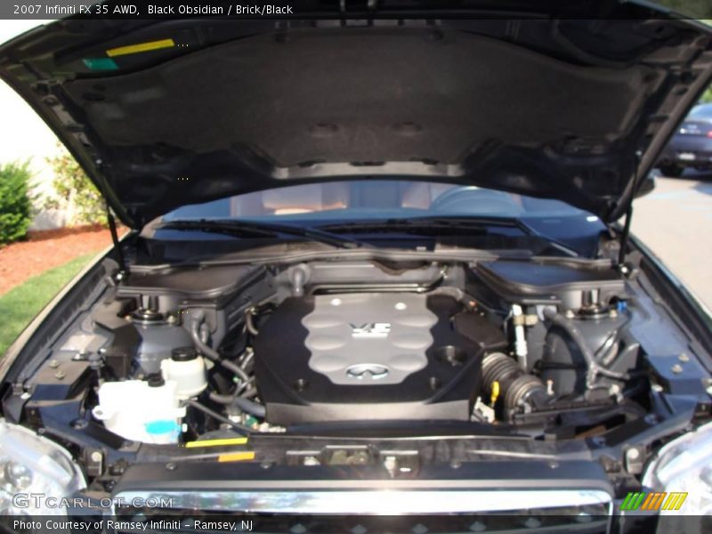 Black Obsidian / Brick/Black 2007 Infiniti FX 35 AWD
