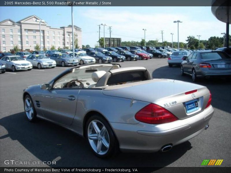 Pewter Metallic / Stone 2005 Mercedes-Benz SL 500 Roadster