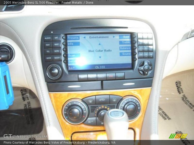 Pewter Metallic / Stone 2005 Mercedes-Benz SL 500 Roadster