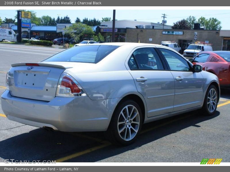 Silver Birch Metallic / Charcoal Black 2008 Ford Fusion SE